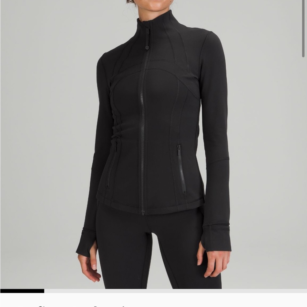 black lululemon jacket